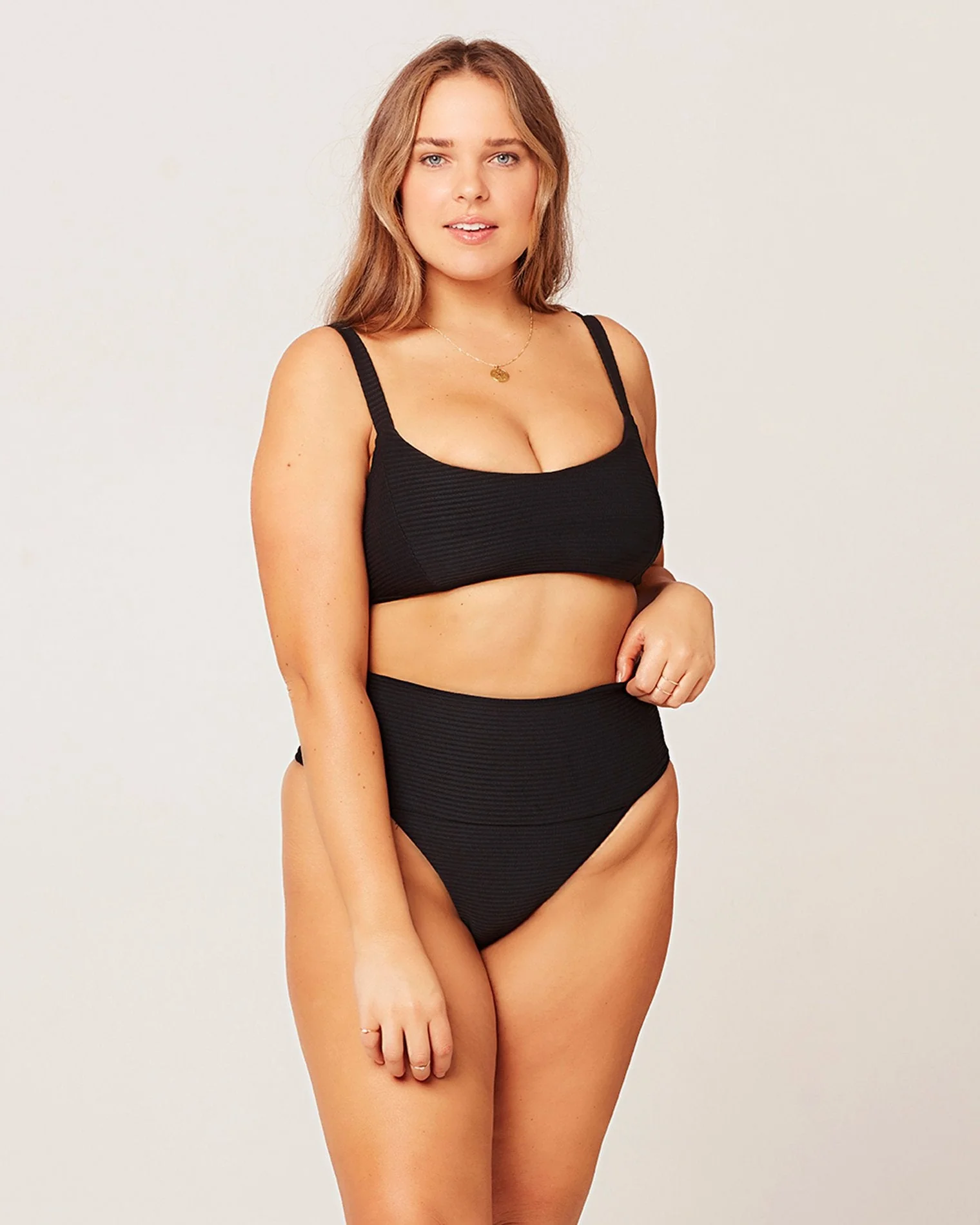 Eco Chic Repreve® Jess Bikini Top - Black - Image 4