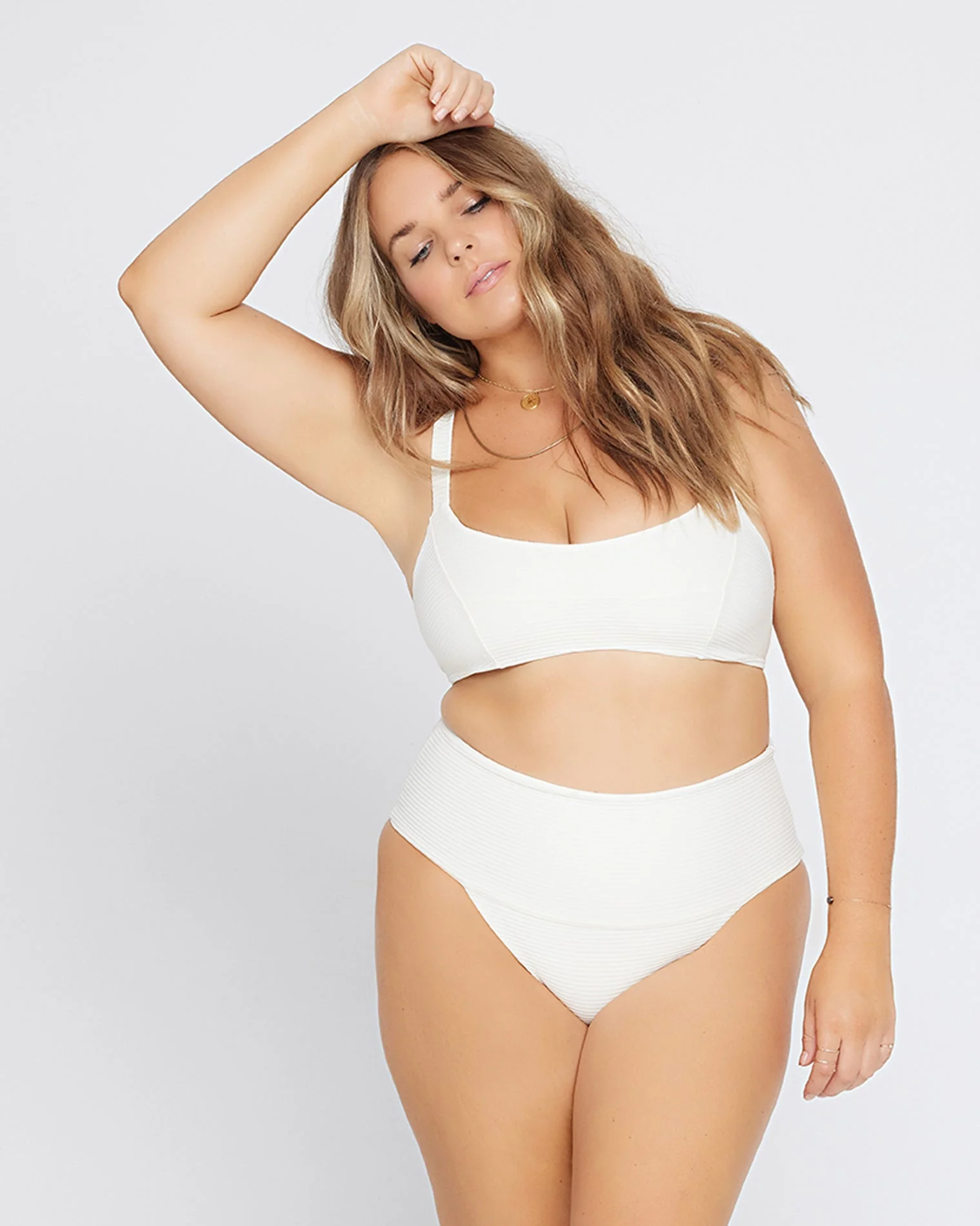Eco Chic Repreve® Jess Bikini Top - Cream - Image 5