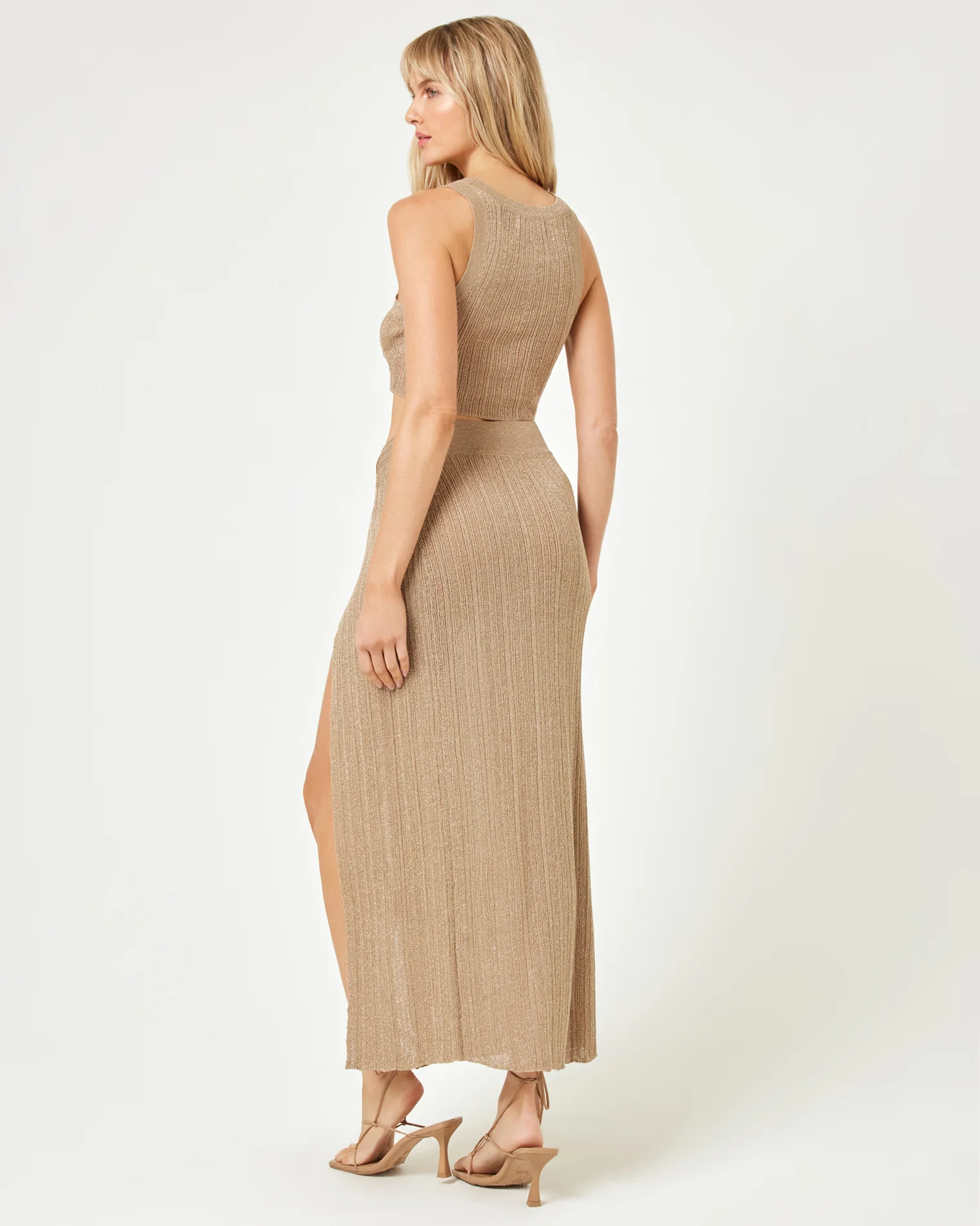 Heart Of Gold Skirt - Metallic Gold - Image 5