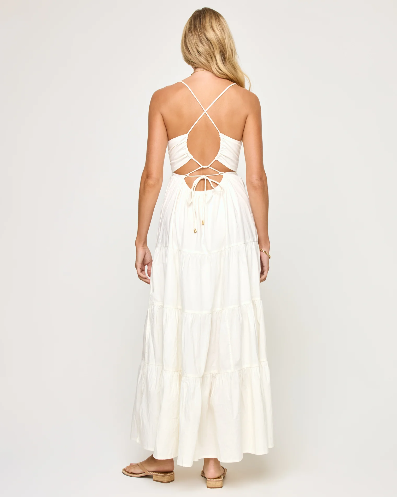 Laina Dress - Cream - Image 4