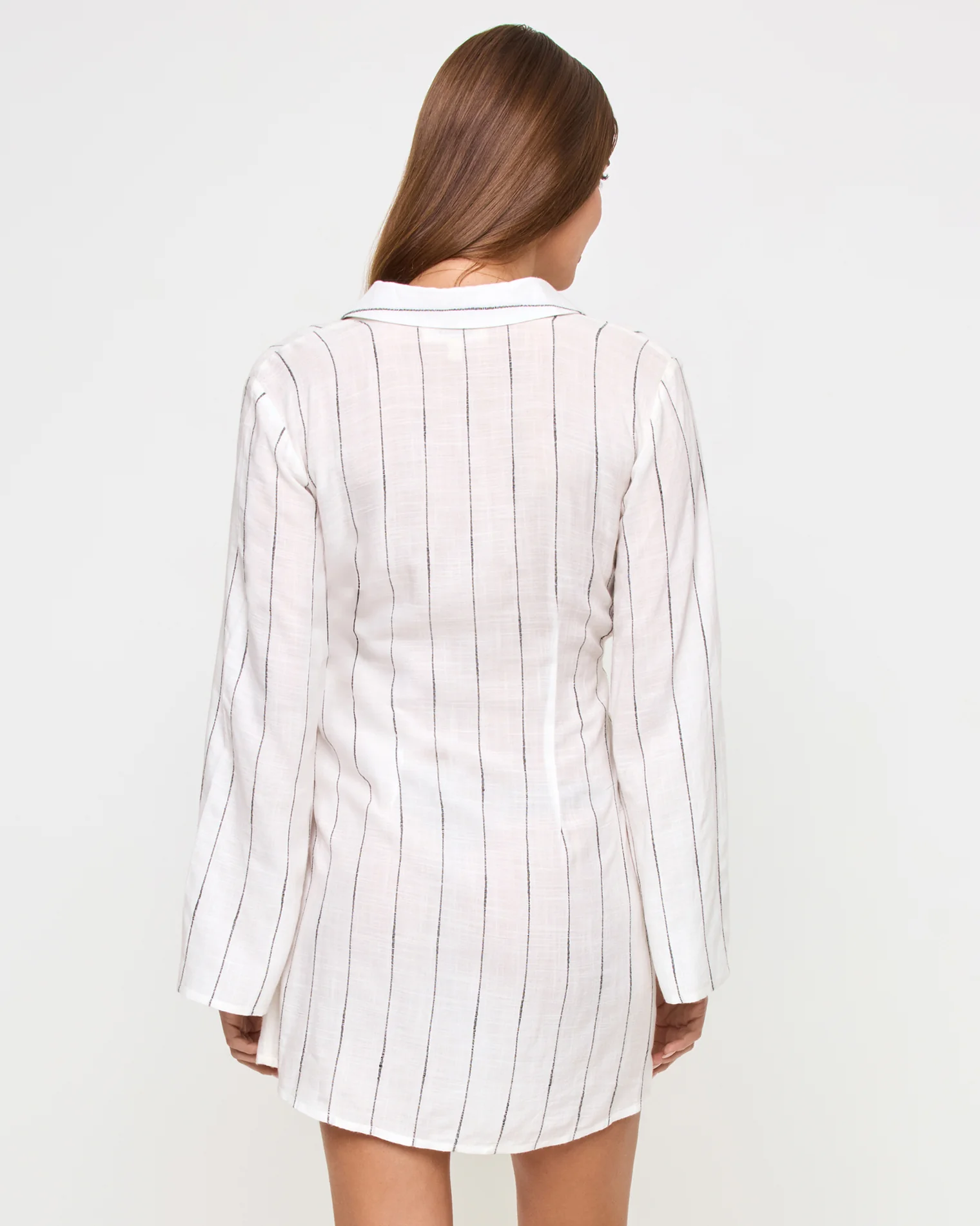 Las Palmas Dress - Fine Line Stripe - Image 4