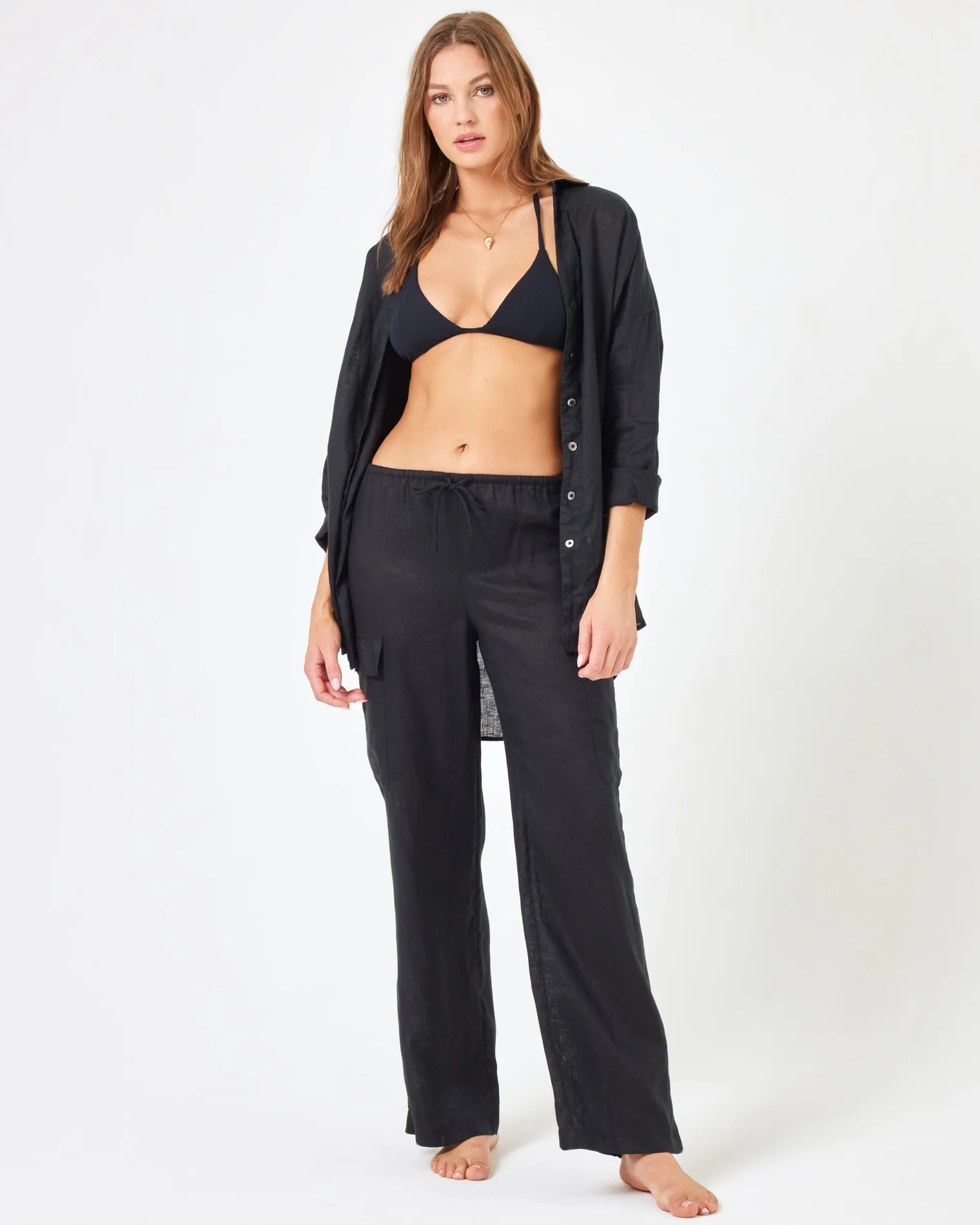 Sundown Cargo Pant - Black - Image 4